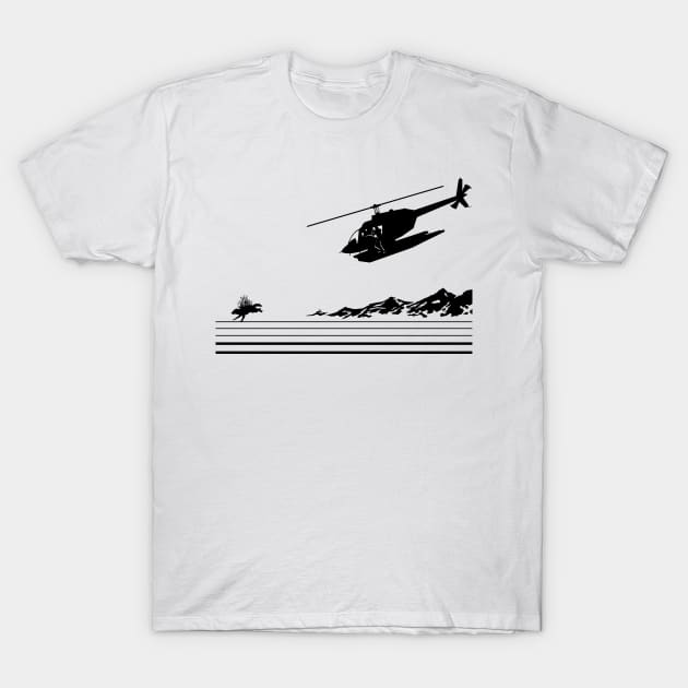 Heli-huntin' T-Shirt by CCDesign